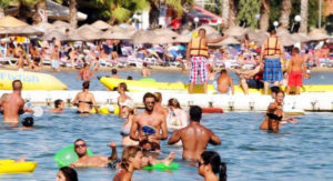 deniz de tatil keyfi