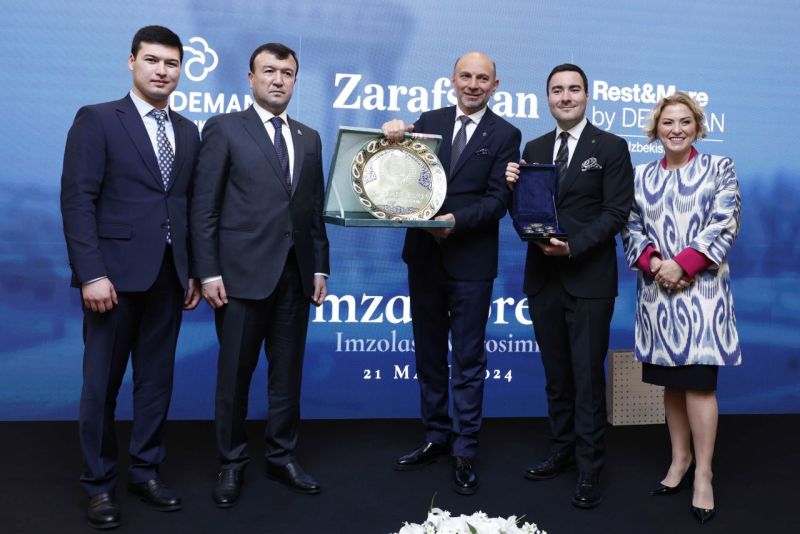 Dedeman özbekistan imza töreni