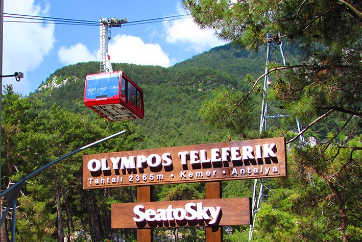 Olympos Teleferik 200 bin kişiyi taşıdı