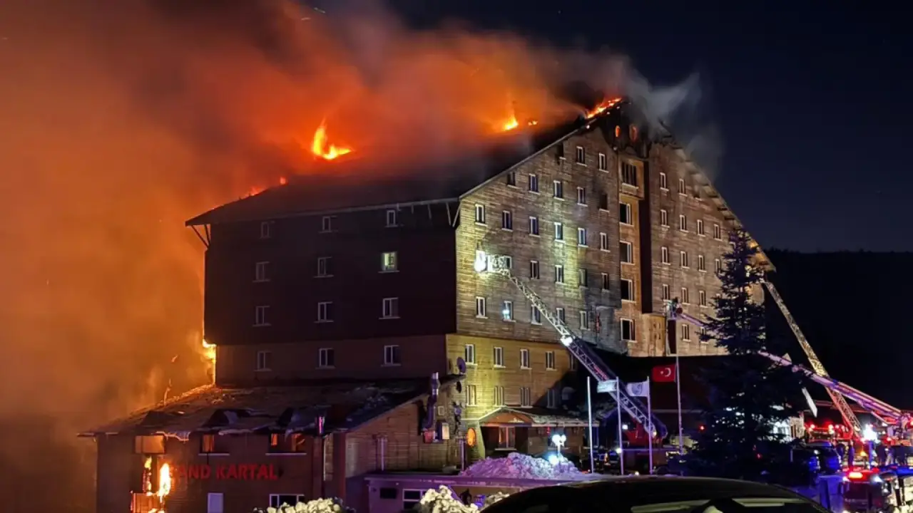 Kartalkaya’da Otel Yangını: 66 Ölü, 51 Yaralı