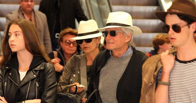 Cathrine Zeta Jones - Michael Douglas istanbul da