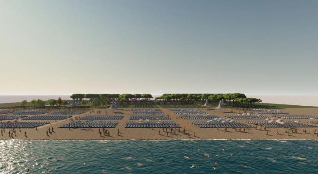 belek halk plajı