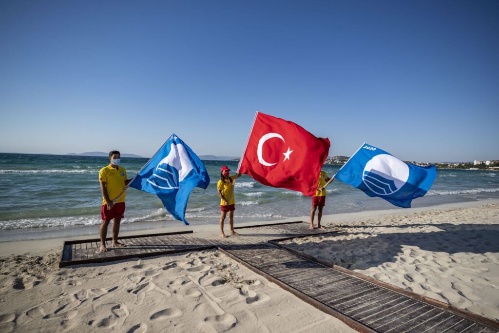 ılıca halk plajı mavi bayrak