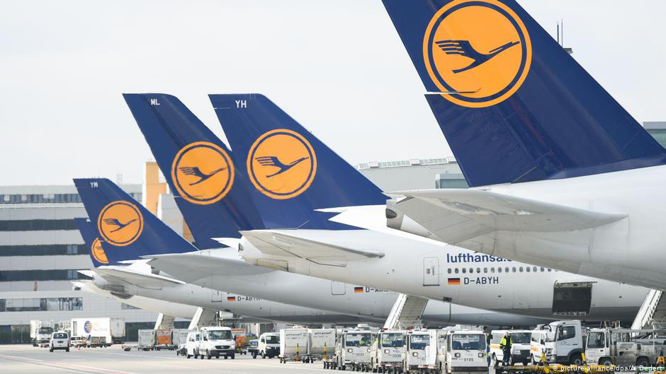 Lufthansa uçaklar
