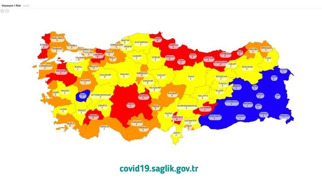 normalleşme haritası 1 Mart