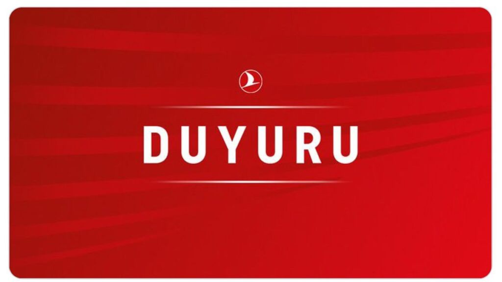 THY duyuru