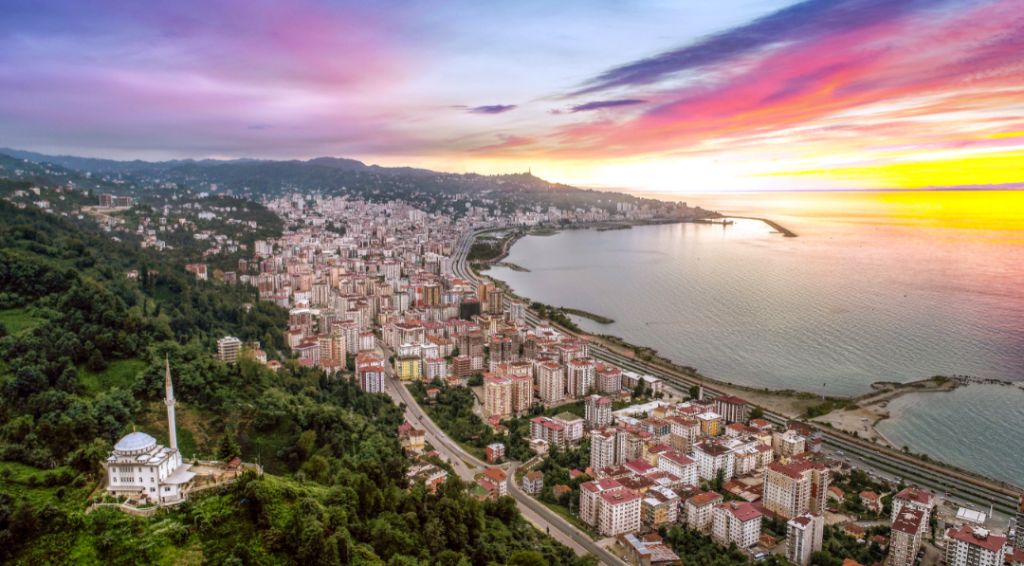 Rize günbatımı