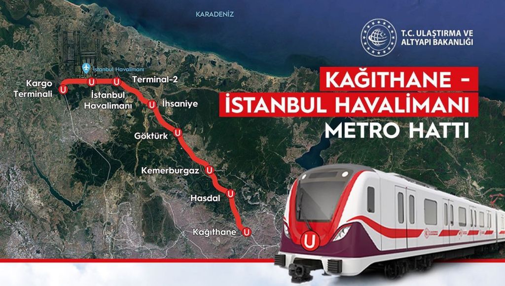 kağıthane istanbul havalimanı metro hattı