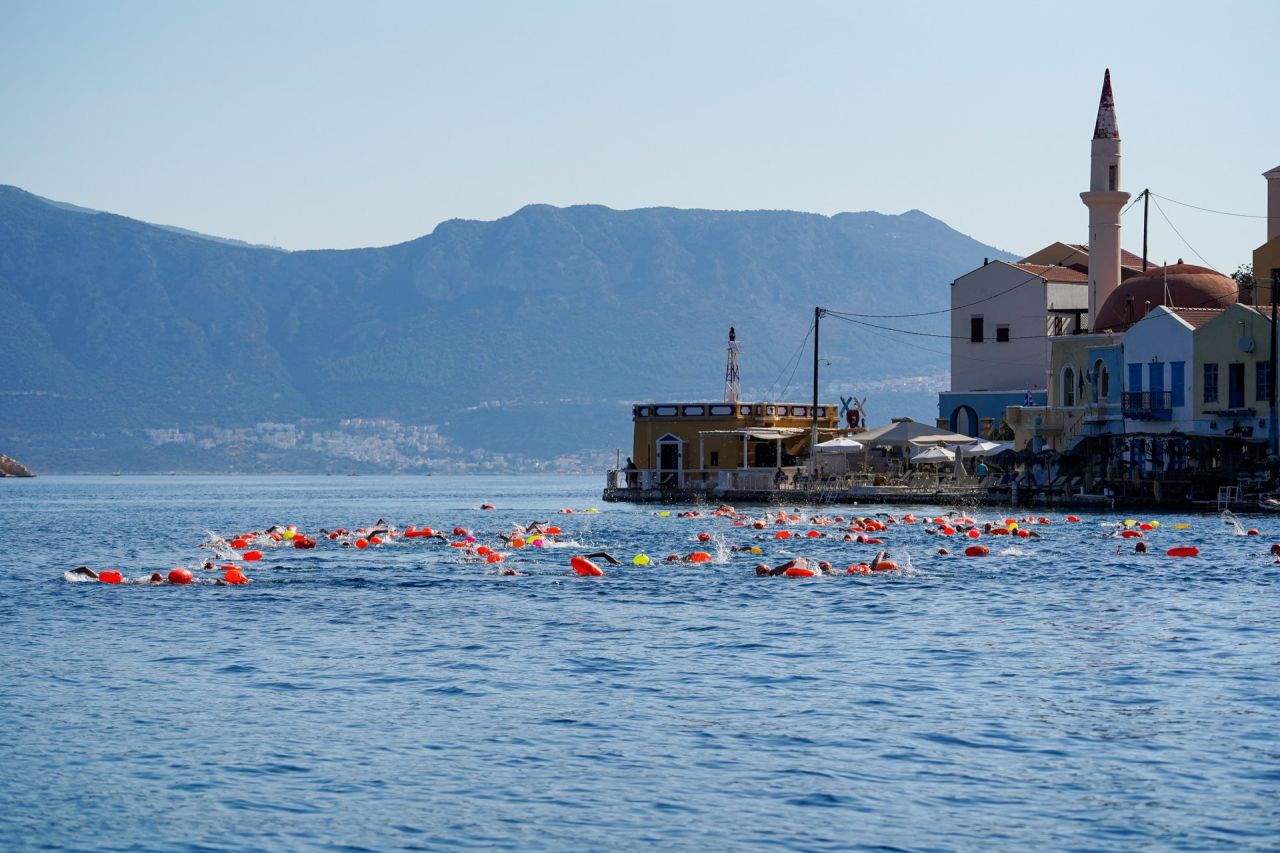 greece turkey swim race