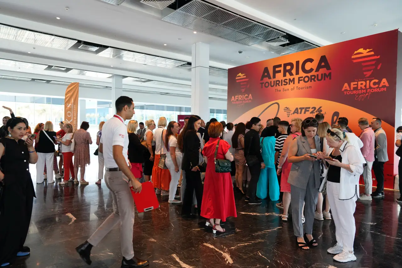 Afrika Turizm Forumu ziyaretçileri
