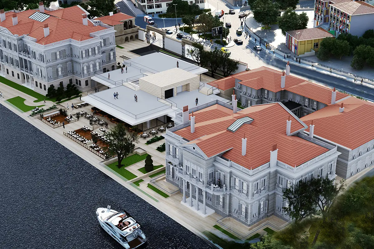 THY tarafından restore edilen Hatice Sultan ve Fehime Sultan Yalıları, Boğaz kıyısında lüks otel olarak yeniden hayat buluyor.