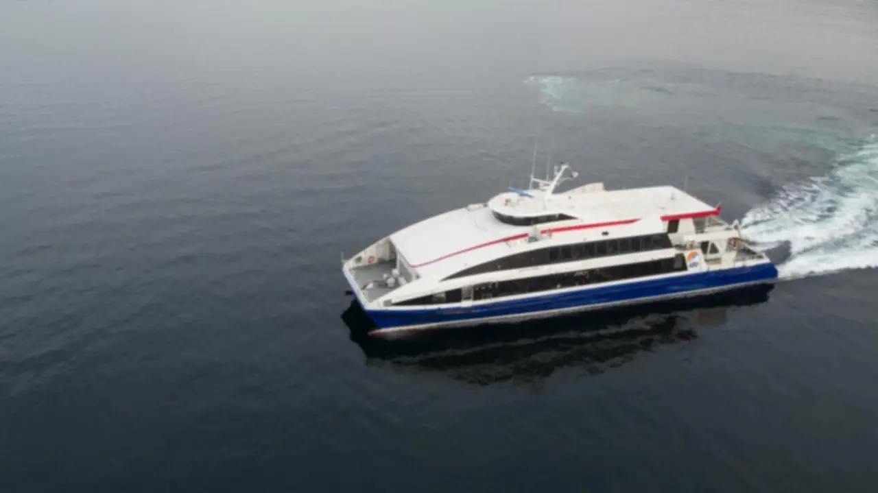 İDO’ya ait deniz otobüsü Karadeniz açıklarında seyir halinde