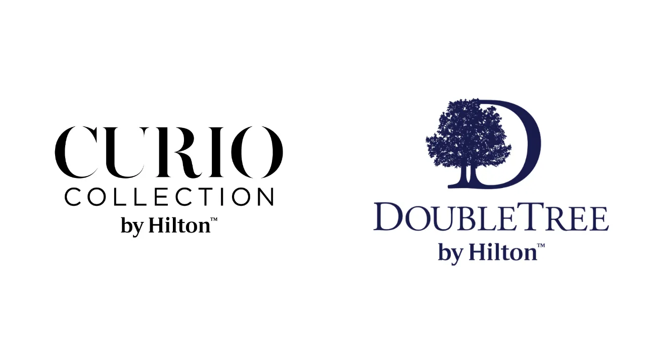 Curio Collection by Hilton ve DoubleTree by Hilton logoları